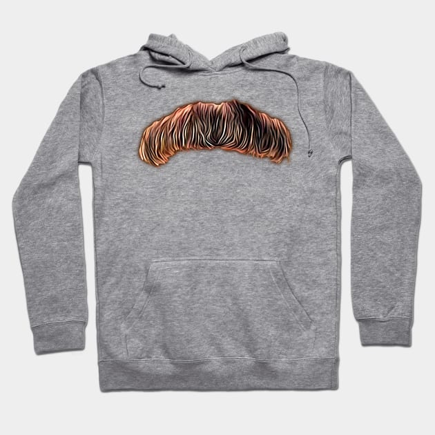 Ron Swanson Mustache Hoodie by DankFutura